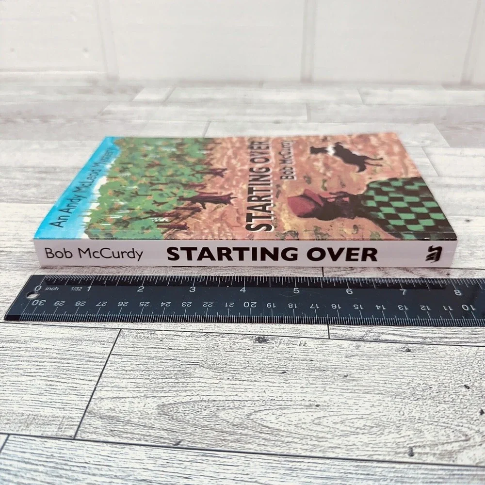 Starting‎ Over Bob McCurdy Andy McLeod Mystery SIGNED Trade Paperback